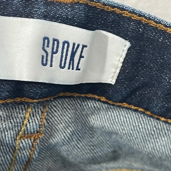 Spoke Japanese Selvedge Denim Jeans Men's Waist 30x34 Build A  Narrow Stretch - Picture 7 of 10